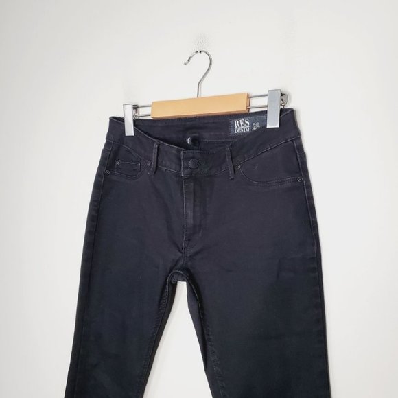 Revolve Res Denim Trash Queen Skinny Mid  Rise Black 28 - Picture 4 of 13
